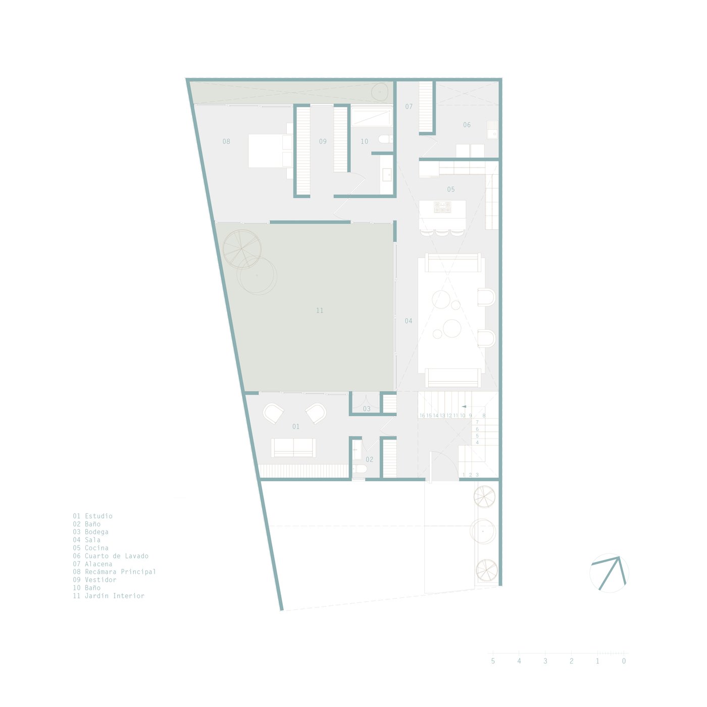 Casa Áurea — planta baja