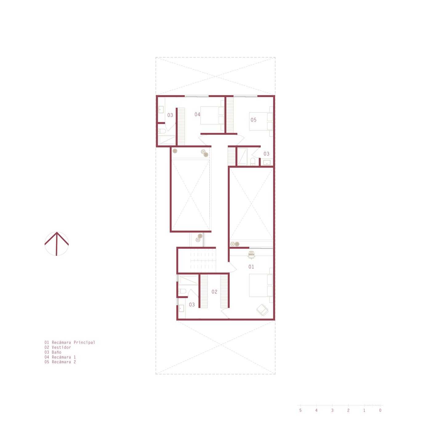 Casa RE — planta alta